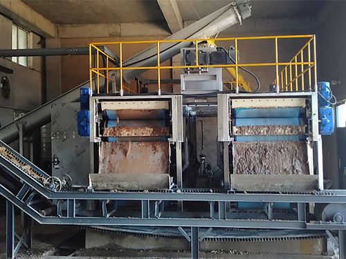 污泥連續(xù)深度脫水機(jī)-溝幫子污水處理廠(chǎng)