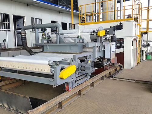 智能超高壓疊層壓濾機(jī)布泥機(jī)-浙江省某紡織印染廠(chǎng)